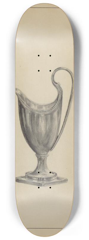 Francis Law Durand - Silver Cream Pitcher 8.25 inch art skate deck
