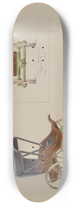 Francis Law Durand - Toy Wagon 8.25 inch art skate deck