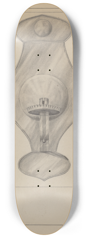 Francis Law Durand - Wall Sconce 8.25 inch art skate deck