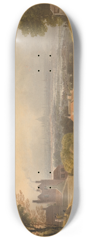 Francis Nicholson - London from Blackheath 8.25 inch art skate deck