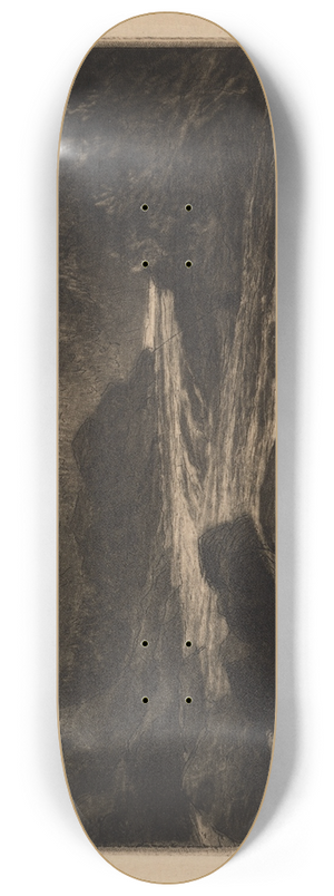 Francis Seymour Haden - A Salmon River, no. 2 8.25 inch art skate deck