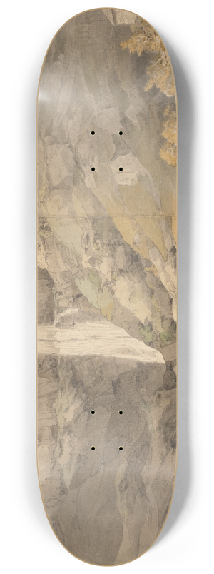 Francis Towne - View of the Rhydaer 8.25 inch art skate deck