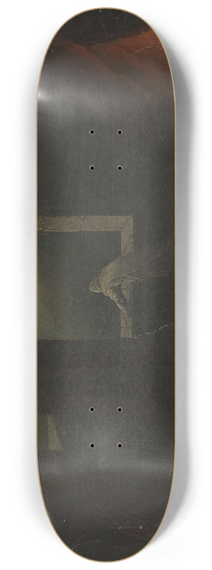 Franciszek Ksawery Lampi - Monastery scene II 8.25 inch art skate deck