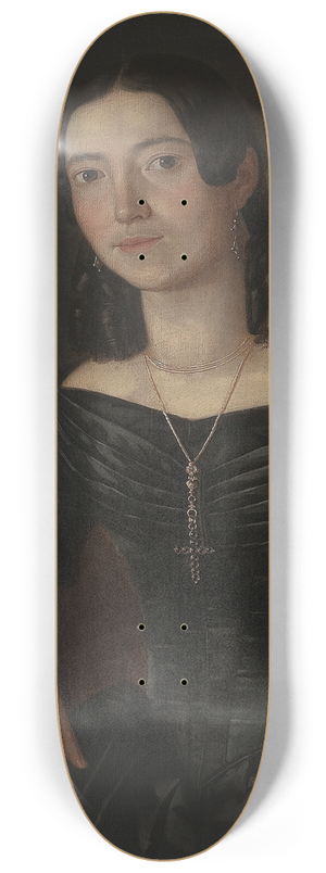Aleksander Stankiewicz - Portrait of a young woman 8.25 inch art skate deck Aleksander Stankiewicz - Portrait of a young woman 8.25 inch art skate deck
