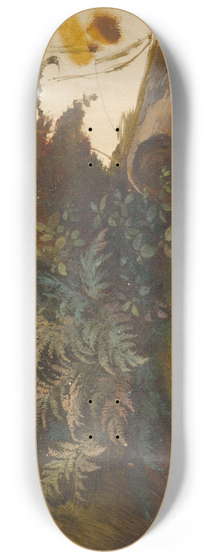 Friedrich Carl von Scheidlin - Mountain Vegetation 8.25 inch art skate deck