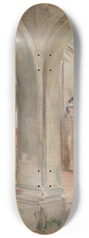 Franciszek ubieski - Church interior 8.25 inch art skate deck