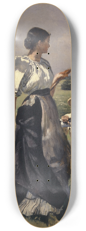 Frank Buchser - Mower and Harvester 8.25 inch art skate deck