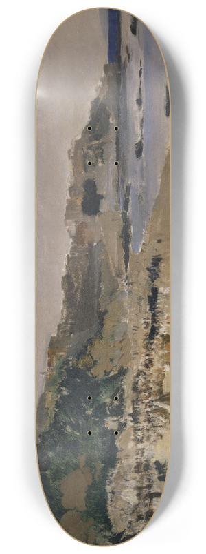 Frank Buchser - On the Beach at Tangier 8.25 inch art skate deck