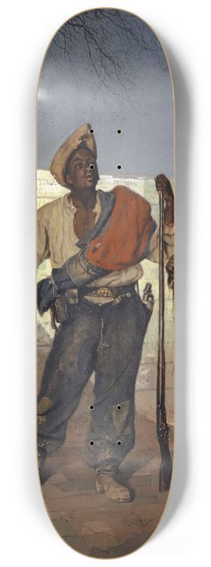 Frank Buchser - The Volunteers Return 8.25 inch art skate deck