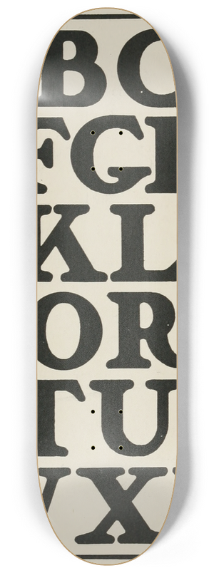 Frank Chouteau Brown - Modern American Capitals 8 8.25 inch art skate deck