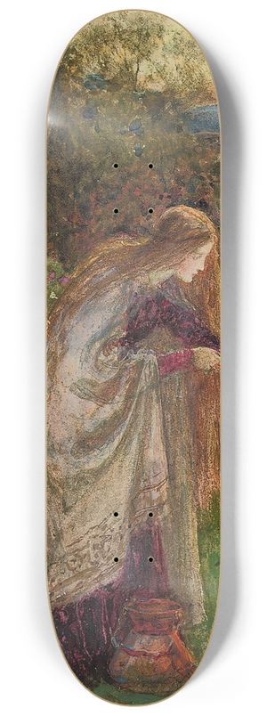 Frank Dicksee - The Sensitive Plant 8.25 inch art skate deck