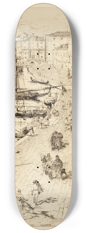 Frank Duveneck - Riva degli Schiavoni II 8.25 inch art skate deck