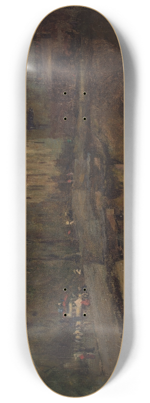 Frank Edwin Scott - L Heure Bleu a Paris 8.25 inch art skate deck