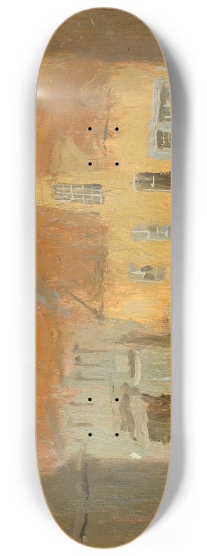 Frank Edwin Scott - Rue de Village 8.25 inch art skate deck