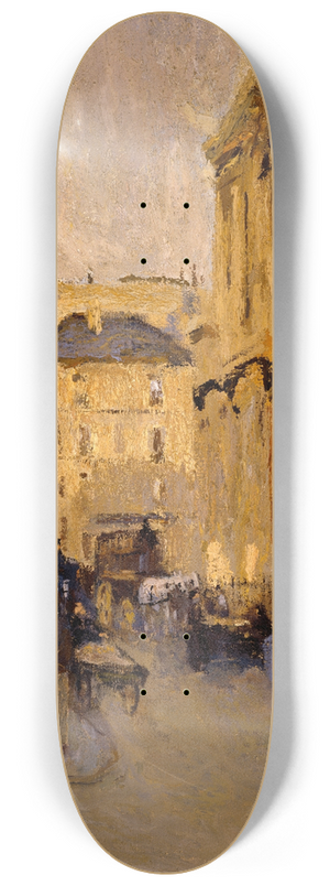 Frank Edwin Scott - Saint Roche, Rue Saint Honore 8.25 inch art skate deck