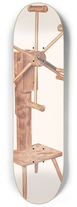 Frank Eiseman - Clock Reel 8.25 inch art skate deck