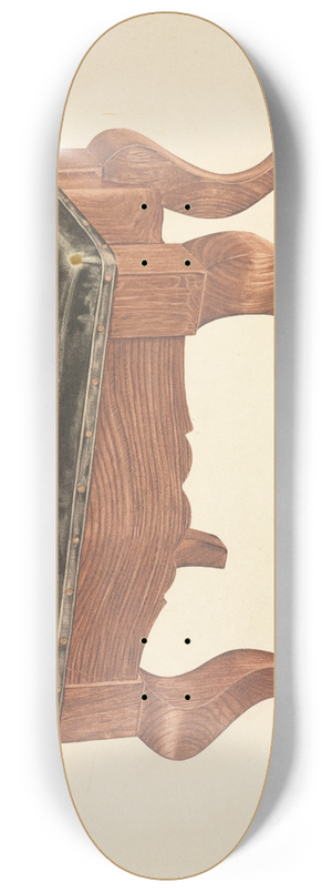 Frank Eiseman - Footstool 8.25 inch art skate deck