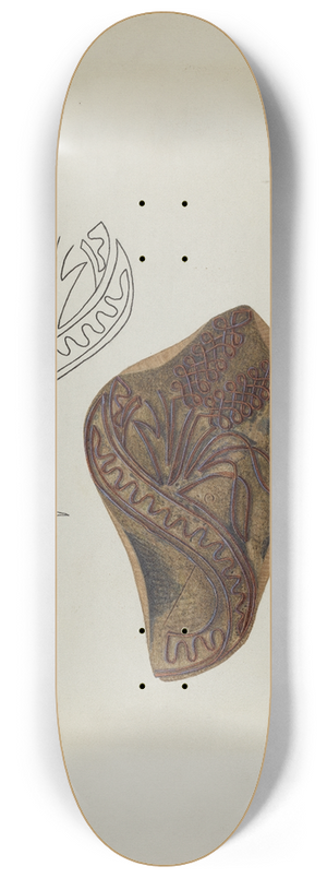 Frank Gray - Calico Printing Blocks 8.25 inch art skate deck