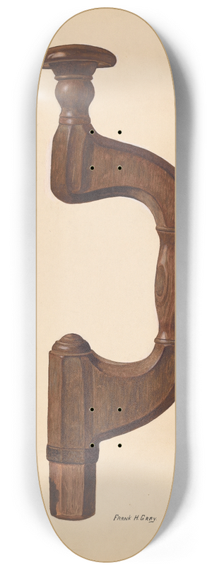 Frank Gray - Carpenters Brace 8.25 inch art skate deck