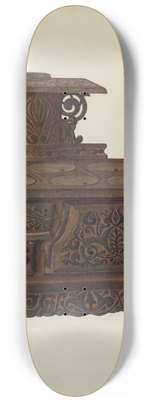 Frank Gray - Coal Stove 8.25 inch art skate deck