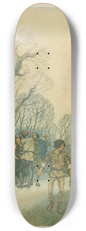 Franklin Booth - The ruffler put Jack in Hugos charge. 8.25 inch art skate deck