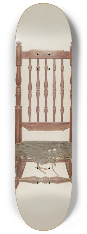 Frank M. Keane - Rocking Chair with Rawhide Seat 8.25 inch art skate deck