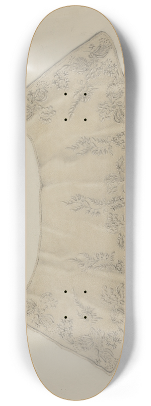 Frank Nelson - Embroidered Lace Collar 8.25 inch art skate deck