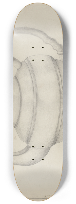 Frank Nelson - Pewter Teapot 8.25 inch art skate deck