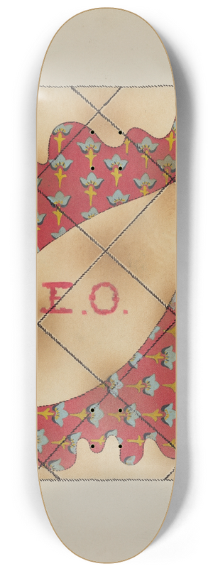 Frank Nelson - Quilt 8.25 inch art skate deck