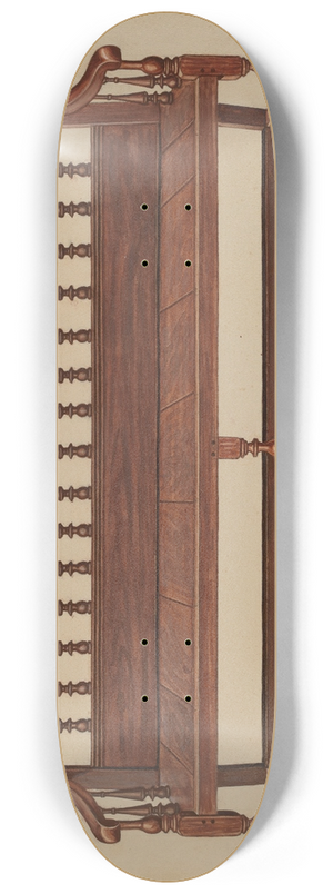 Frank Wenger - Settee 8.25 inch art skate deck