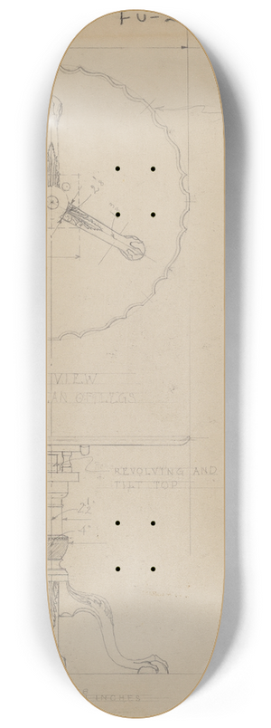 Frank Wenger - Table 8.25 inch art skate deck