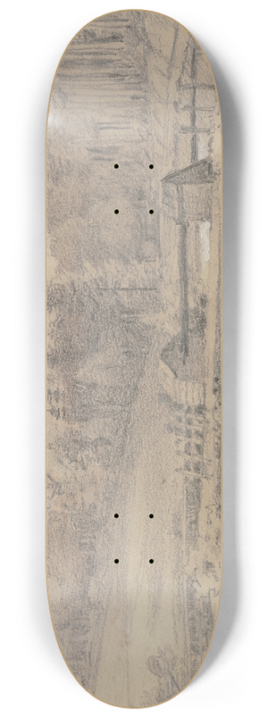 Friedrich Eugen Peipers - Das Kirnitzschtal bei Schandau 8.25 inch art skate deck