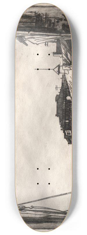 Frank Wilcox - Waterfront 8.25 inch art skate deck