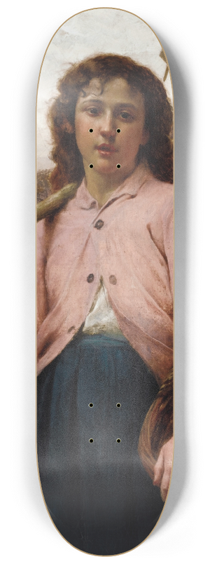 Franois Alfred Delobbe - Return from the Fields 8.25 inch art skate deck