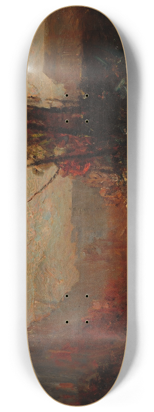 Franois-Auguste Ravier - Crmieu, Seen from Chaillonnette 8.25 inch art skate deck