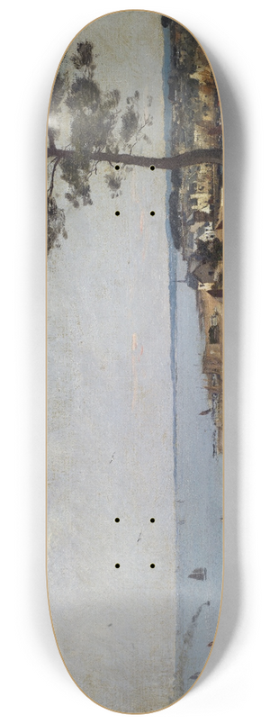 Franois Bocion - Small Breton Port 8.25 inch art skate deck