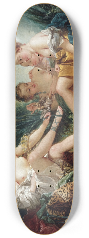 Franois Boucher - Diana Returning from the Hunt 8.25 inch art skate deck