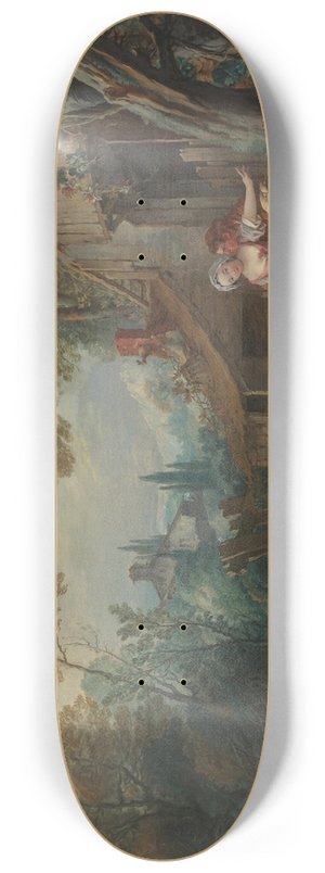 Franois Boucher - Lndliche Idylle 8.25 inch art skate deck
