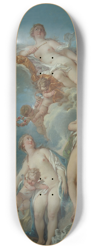 Franois Boucher - The Judgment of Paris 8.25 inch art skate deck