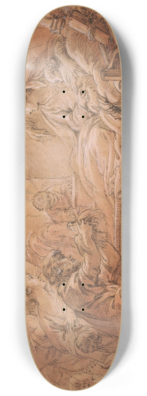 Franois Boucher - The Nativity 8.25 inch art skate deck