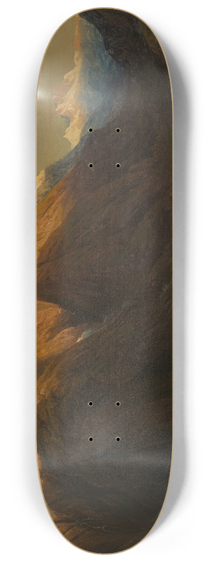 Franois Diday - Der Montblanc im Alpenglhen 8.25 inch art skate deck