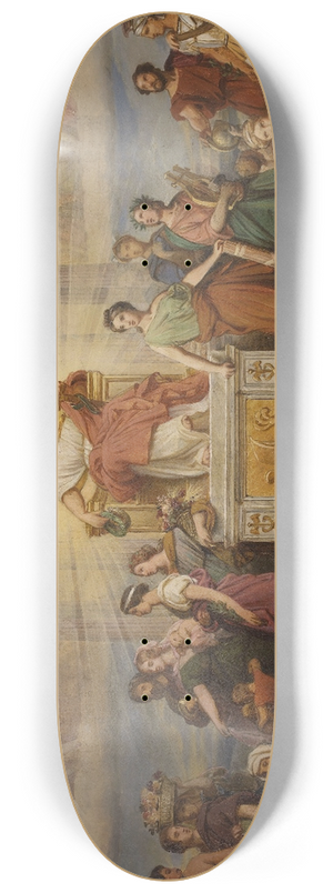 Franois-Edouard Picot - Le triomphe de la Ville de Paris 8.25 inch art skate deck