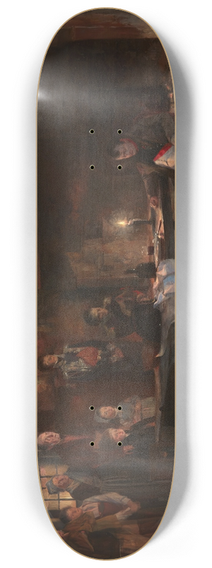 Franois Flameng - Napolon en Dfaite 8.25 inch art skate deck