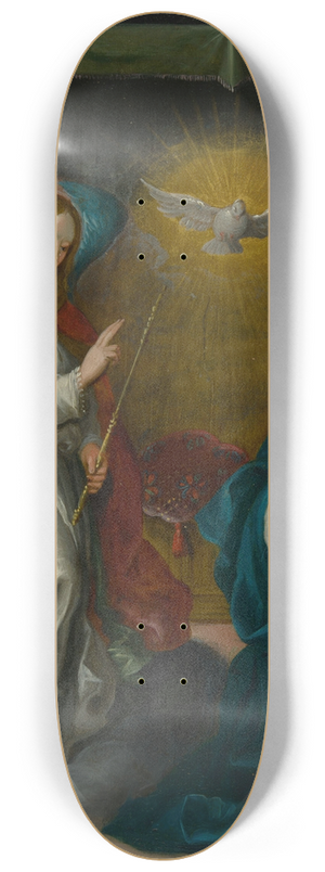 Frans Francken the Younger - The Annunciation 8.25 inch art skate deck