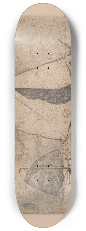 Frans Hens - Sailingboats 8.25 inch art skate deck