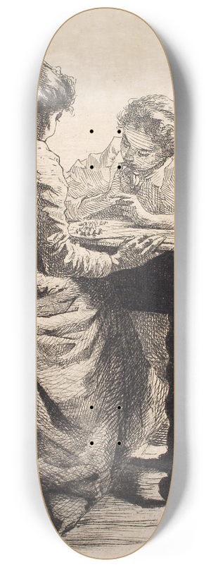 Frans Schwartz - Halma 8.25 inch art skate deck