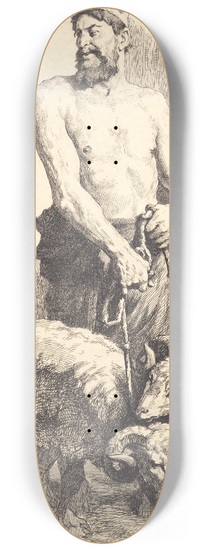 Frans Schwartz - Hyrden med vdderne 8.25 inch art skate deck