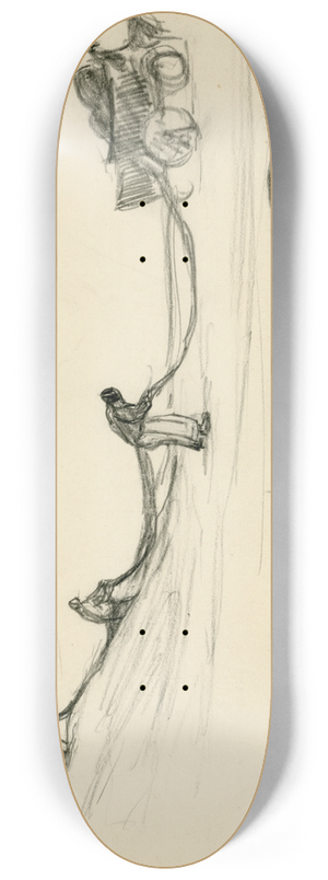 Frans Smissaert - Het binnenhalen en opladen van de netten 8.25 inch art skate deck