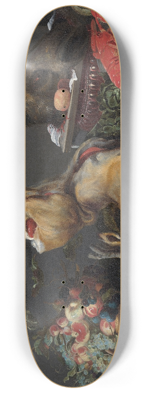 Frans Snyders - Still Life with a Dead Stag 8.25 inch art skate deck