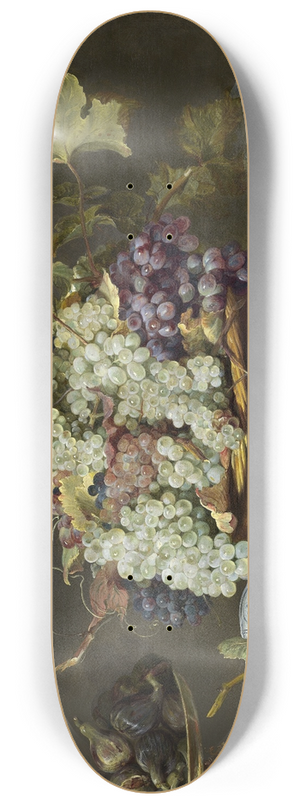 Frans Snyders - Still Life with Grapes and Game 8.25 inch art skate deck